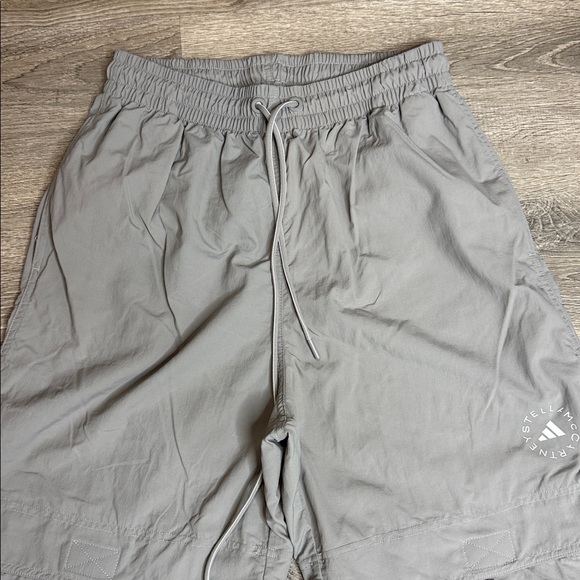 Adidas Women’s by Stella McCartney TrueCasuals Woven Solid Track Pants Grey Sz L - Picture 3 of 13